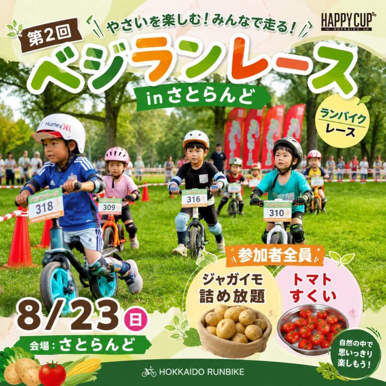 ハッピーカップ番外編！さとらんどで野菜集めレース開催
